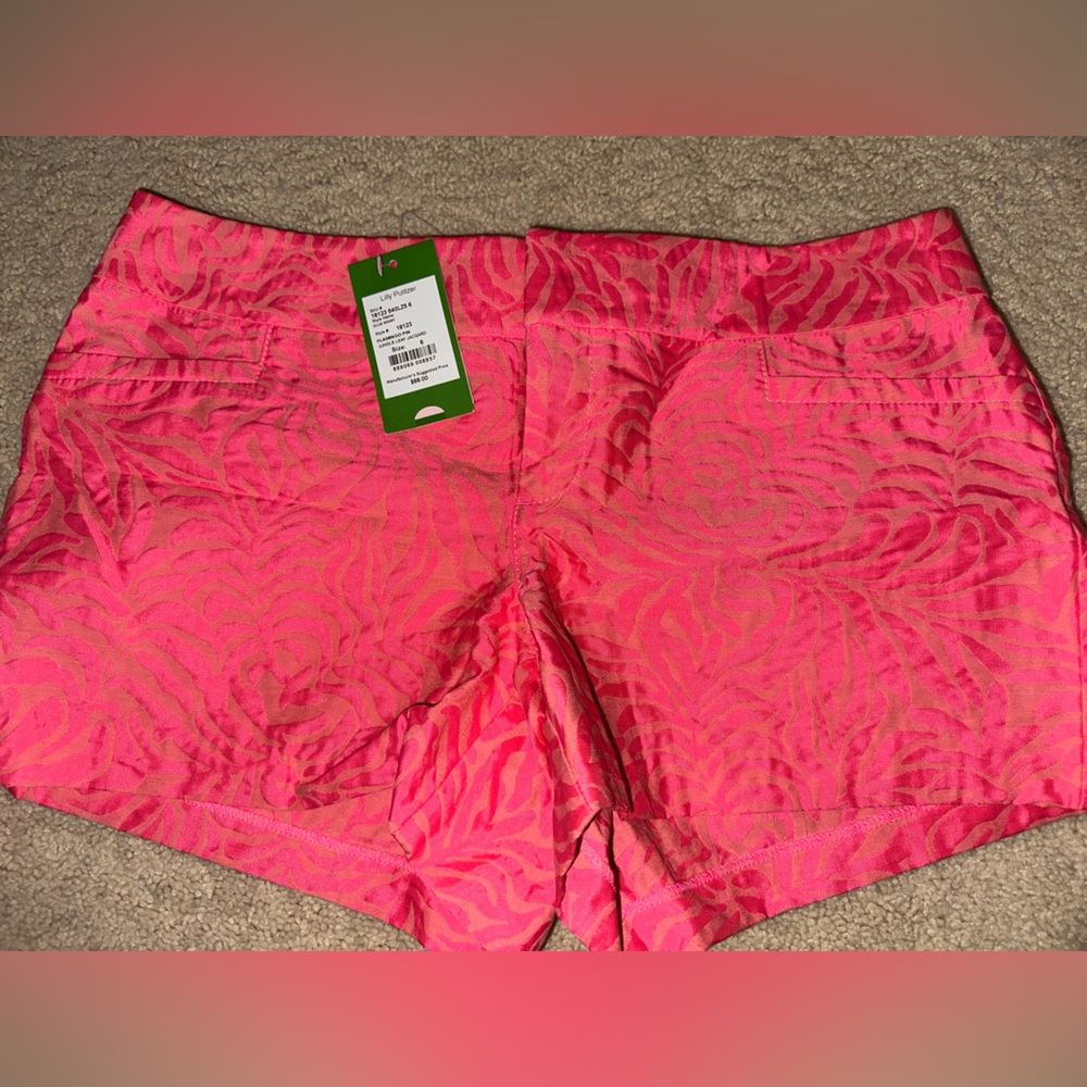 Lilly Pulitzer Pink and Coral Patterned Shorts